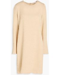 By Malene Birger - Kalima Plissé Ecovero-blend Crepe Mini Dress - Lyst