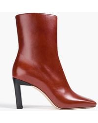 Wandler - Zweifarbige ankle boots aus leder - Lyst