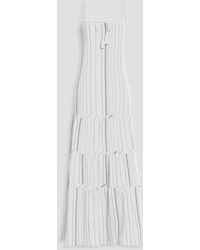ViX - Fran Embroidered Cotton-voile Maxi Dress - Lyst