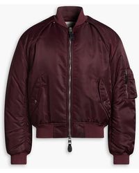 McQueen - Shell Bomber Jacket - Lyst