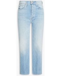 Mother - The Tripper Ankle Cropped High-rise Bootcut Jeans - Lyst