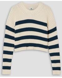 Denimist - Pullover aus baumwolle mit streifen - Lyst