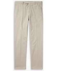 Boglioli - Slim-Fit Tapered Garment-Dyed Cotton-Blend Twill Suit Pants - Lyst