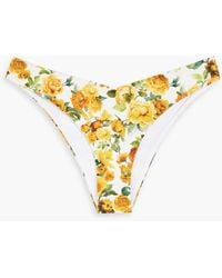 Onia - Chiara Floral-print Mid-rise Bikini Briefs - Lyst