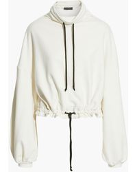 The Range French Cotton-blend Terry Sweatshirt - White