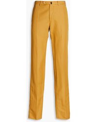 Slowear - Incotex Micky Linen And Cotton-blend Twill Chinos - Lyst