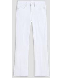 FRAME - The Crop Mini Boot Mid-Rise Bootcut Jeans - Lyst