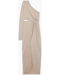 GAUGE81 - Suani asymmetrisches maxikleid aus stretch-jersey mit cut-out - Lyst