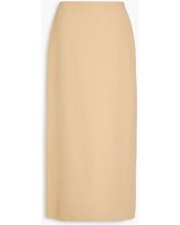 By Malene Birger - Palomie Wool-felt Midi Skirt - Lyst
