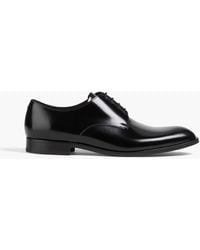 Emporio Armani - Glossed Leather Oxford Shoes - Lyst