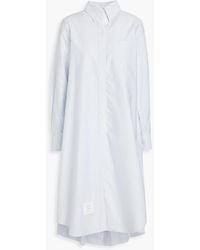 Thom Browne - Striped Cotton Oxford Shirt Dress - Lyst