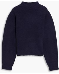 3.1 Phillip Lim - Brushed Ribbed-knit Turtleneck Sweater - Lyst
