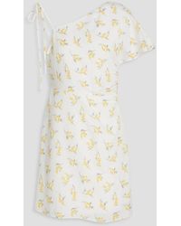 Claudie Pierlot - Floral-print Slub Woven Mini Dress - Lyst