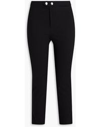 Isabel Marant - Nila Cotton-blend Stretch-crepe Tapered Pants - Lyst
