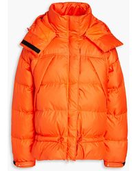 adidas By Stella McCartney - Quilted Printed Ripstop Hooded Jacket - Lyst