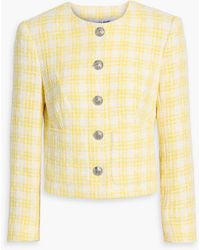 Veronica Beard - Nathan Checked Cotton-Blend Tweed Jacket - Lyst
