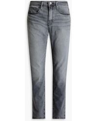 FRAME - L'Homme Slim-Fit Faded Denim Jeans - Lyst