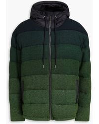 Missoni - Dégradé Quilted Bouclé-knit Hooded Down Jacket - Lyst