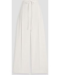 Rohe - Pleated Woven Wide-Leg Pants - Lyst