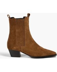 Aeyde - Ankle boots "agata" aus veloursleder - Lyst