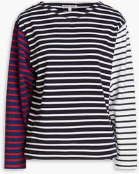 Alex Mill - Lakeside Striped Cotton-jersey Top - Lyst