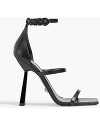 Versace - Medusa Strappy 110 Leather Sandals - Lyst