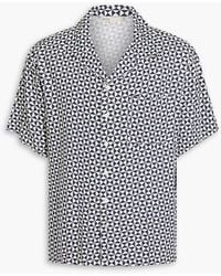 Onia - Printed Twill Shirt - Lyst