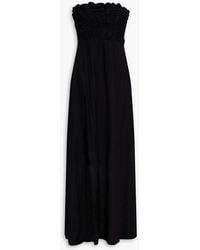 Rag & Bone - Catalina Strapless Crinkled Crepe Maxi Dress - Lyst