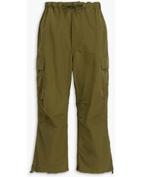 Comme des Garçons - Cropped Cotton-Blend Faille Cargo Pants - Lyst