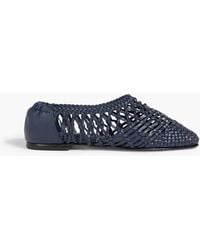 Jonathan Simkhai - Eden Woven Leather Ballet Flats - Lyst