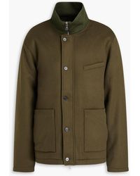 Officine Generale - Hiro Brushed Wool-felt Jacket - Lyst