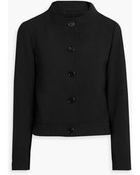 Max Mara - Lamine Wool-Blend Crepe Jacket - Lyst