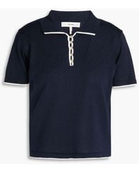 FRAME - Cotton Polo Shirt - Lyst