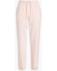 Zimmermann - French Cotton-blend Terry Track Pants - Lyst