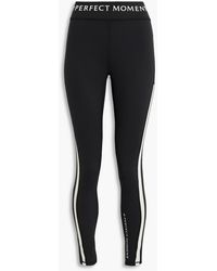Perfect Moment - Printed Stretch-jersey leggings - Lyst