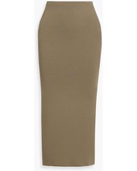 TOTEME - Stretch-jersey Midi Skirt - Lyst