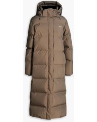 Holzweiler - Quilted Logo-print Shell Hooded Down Coat - Lyst