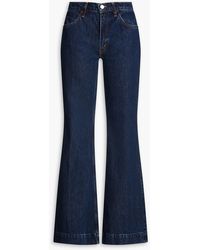 RE/DONE - 70s Mid-rise Flared Jeans - Lyst
