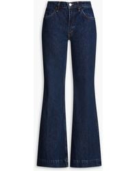 RE/DONE - 70s Mid-rise Flared Jeans - Lyst
