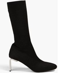 Jil Sander - Sock boots aus stretch-strick - Lyst