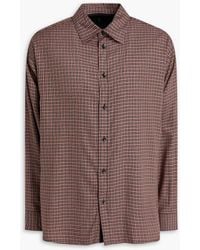 Rag & Bone - Matthew Checked Cotton-blend Flannel Shirt - Lyst