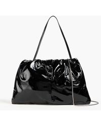 STAUD - Phoebe Patent-Leather Shoulder Bag - Lyst
