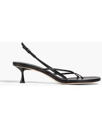 STUDIO AMELIA - Barbella 50 Leather Slingback Sandals - Lyst