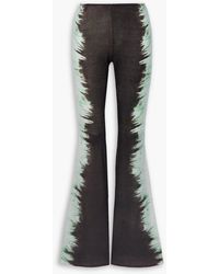 16Arlington - Koro Tie-dyed Merino Wool Flared Pants - Lyst