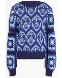 FARM Rio - Jacquard-knit Sweater - Lyst