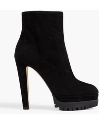 Sergio Rossi - Shana 090 Suede Ankle Boots - Lyst