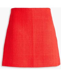 Theory - Cotton-blend Tweed Mini Skirt - Lyst