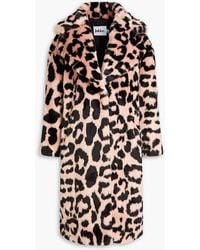 Jakke - Katie Leopard-print Faux Fur Coat - Lyst