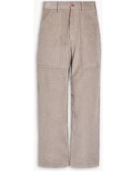 Giorgio Armani - Hose aus cord aus einer baumwollmischung - Lyst