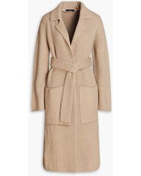 JOSEPH - Ribbed Cotton, Wool And Cashmere-blend Coat - Lyst